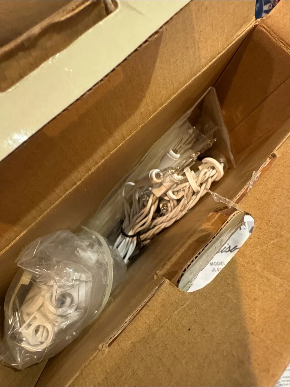 NIB Restoration Hardware Soirée Umbrella Lights Entertainment Outdoor Living NEW